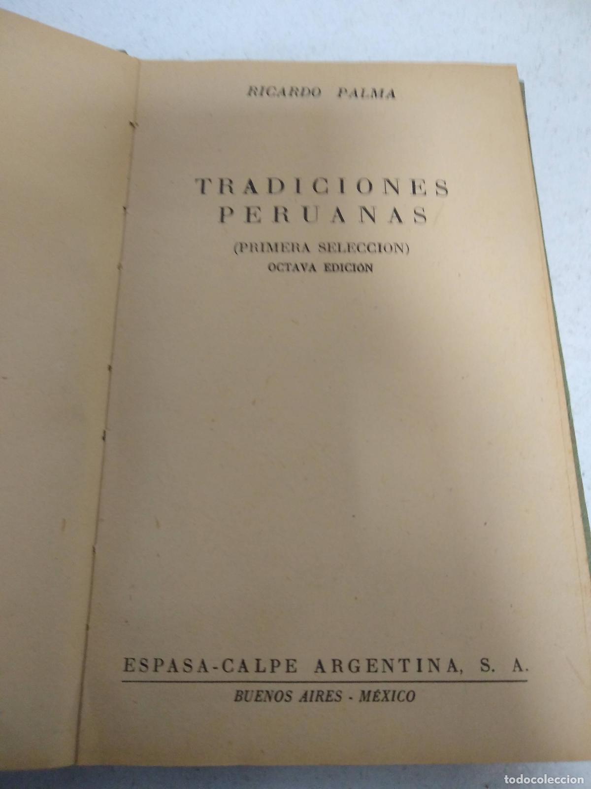 Libros: Tradiciones peruanas - Palma, Ricardo - Foto 1