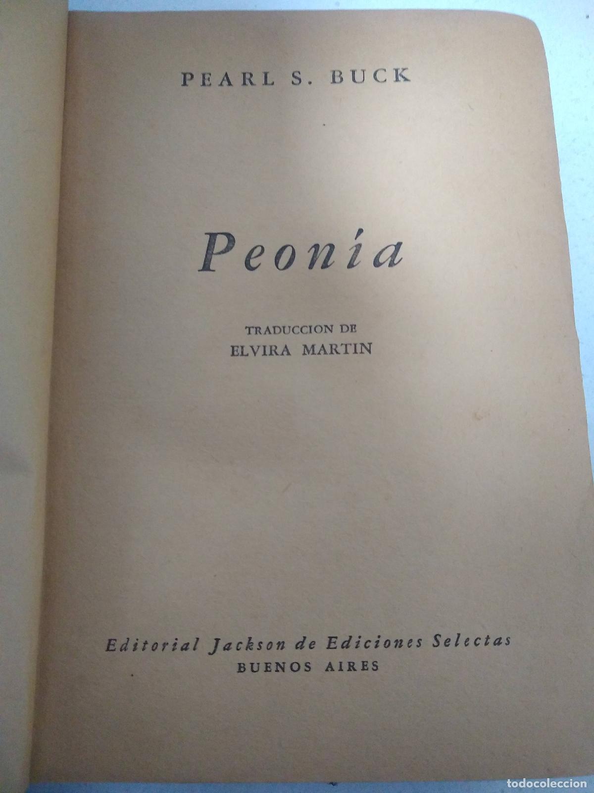 Libros: Peonia - Buck, Pearl S. - Foto 1
