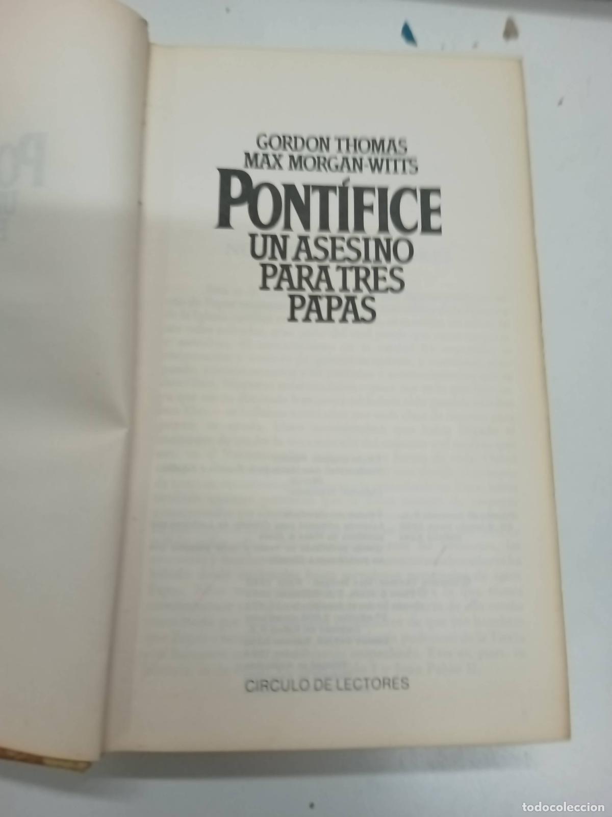 Libros: Pont&iacute;fice - Thomas - Witts - Foto 1