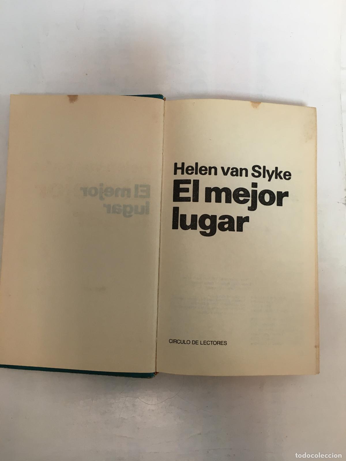Libros: El Mejor lugar - Helen van Slyke - Foto 1