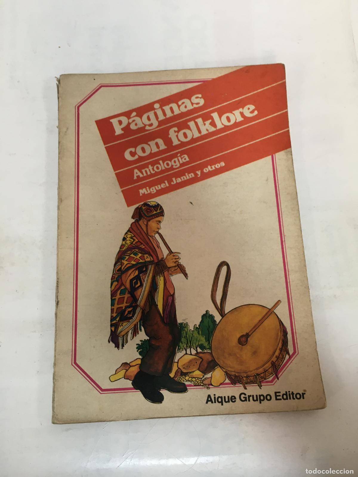 Libros: Paginas con folklore - Miguel Janin y otros - Foto 1