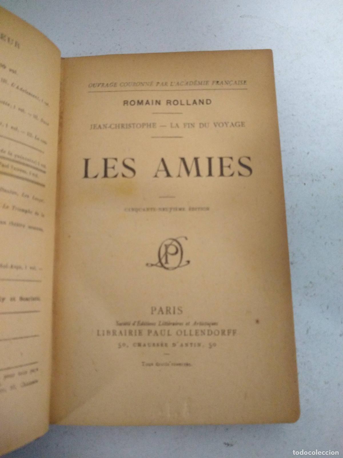 Libros: Les amies - ROLLAND, Romain - Foto 1