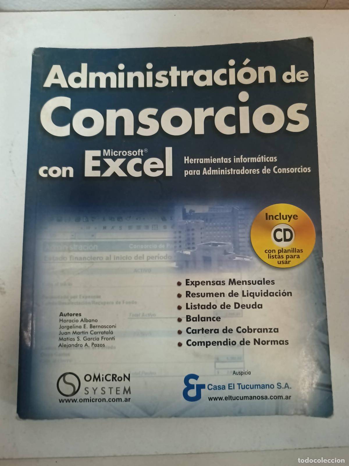 Libros: Administracion de Consorcios Con Microsoft Excel - Horacio Albano - Foto 1