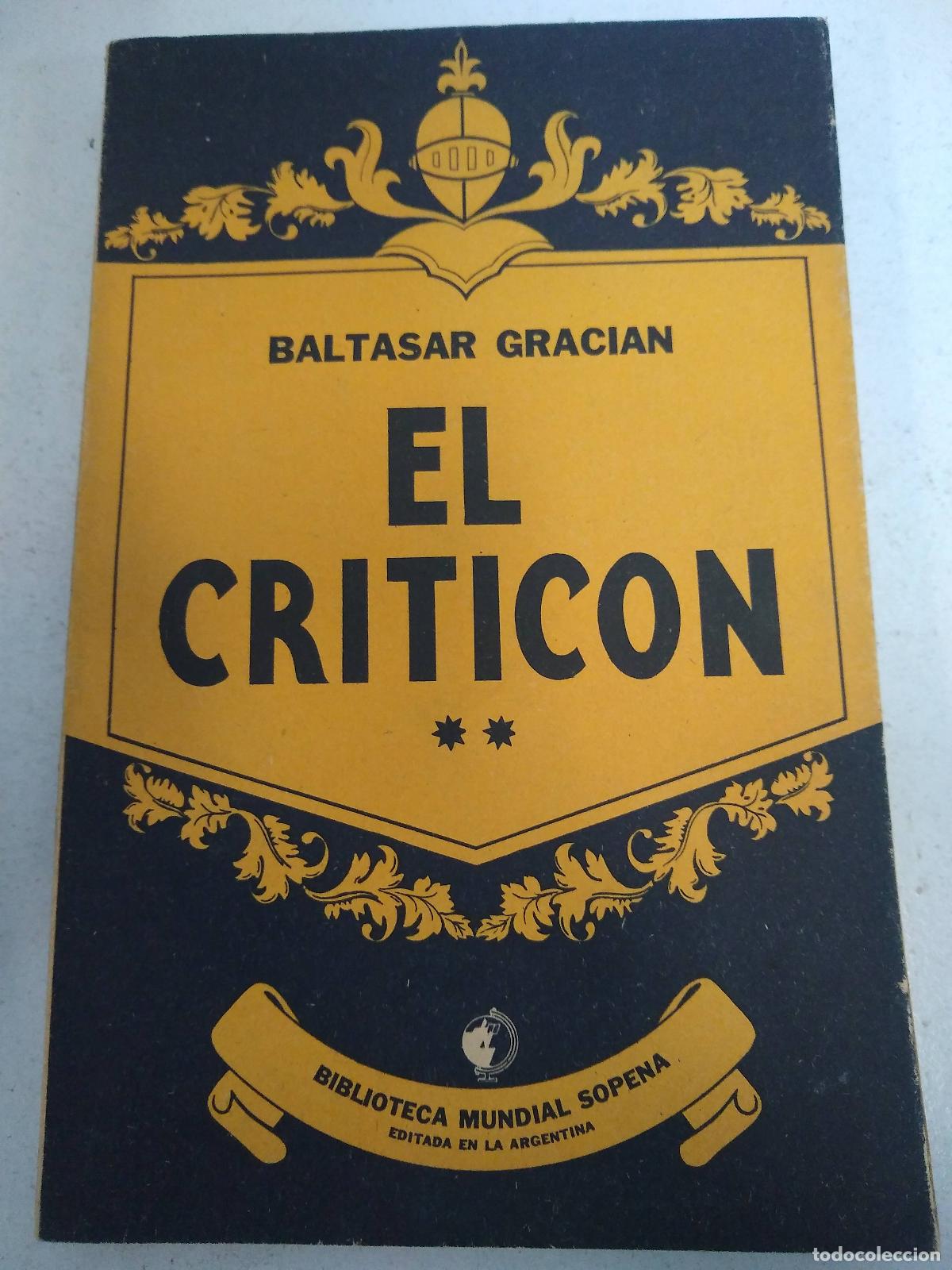 Libros: El criticon - Baltasar Gracian - Foto 1