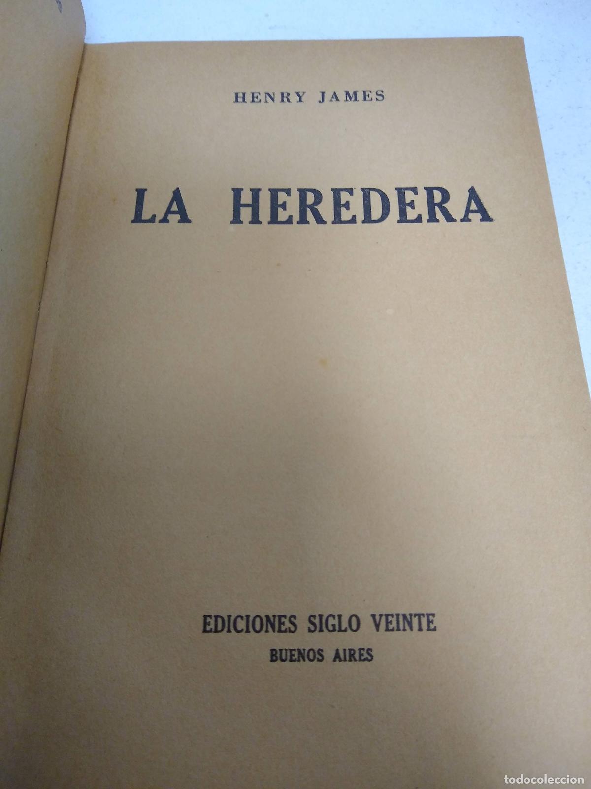 Libros: La Heredera - Henry James - Foto 1
