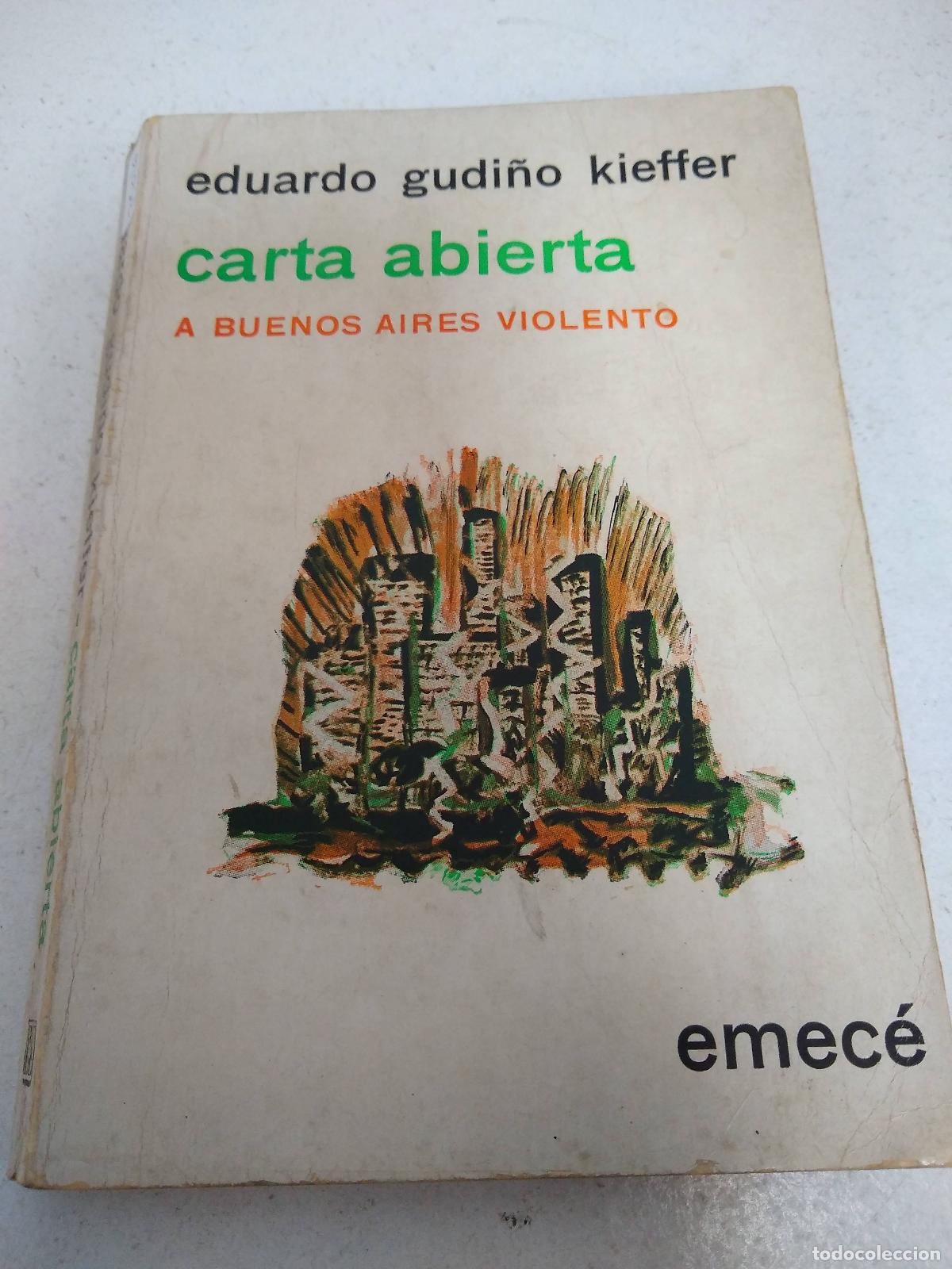 Libros: Carta abierta a Buenos Aires violento - Kieffer - Foto 1