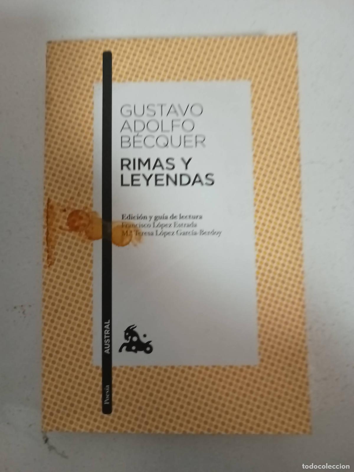 Libros: Rimas y Leyendas - Gustavo Adolfo B&eacute;cquer - Foto 1