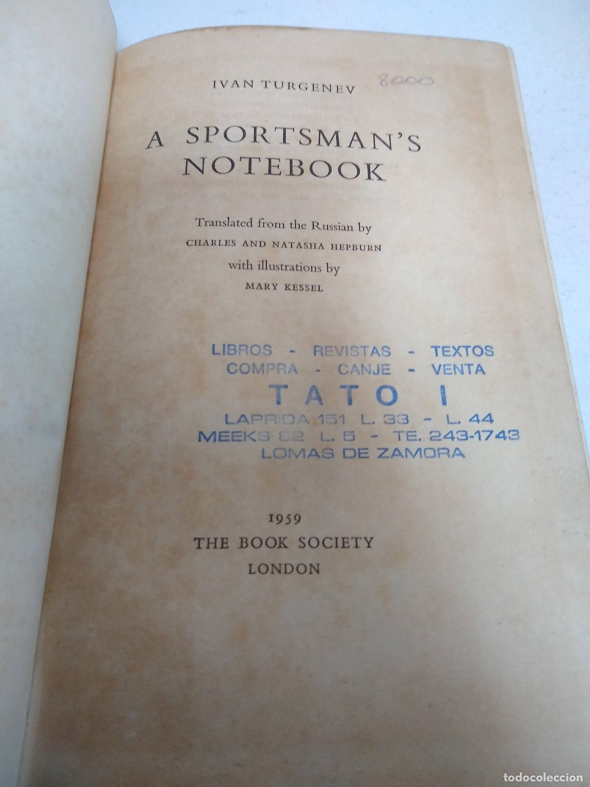 Libros: A sports man&acute;s notebook - Ivan Turgenev - Foto 1