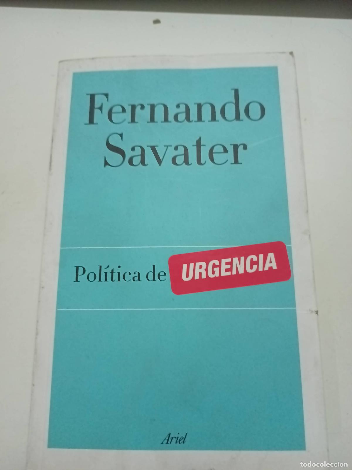 Libros: Politica de urgencia - Fernando Savater