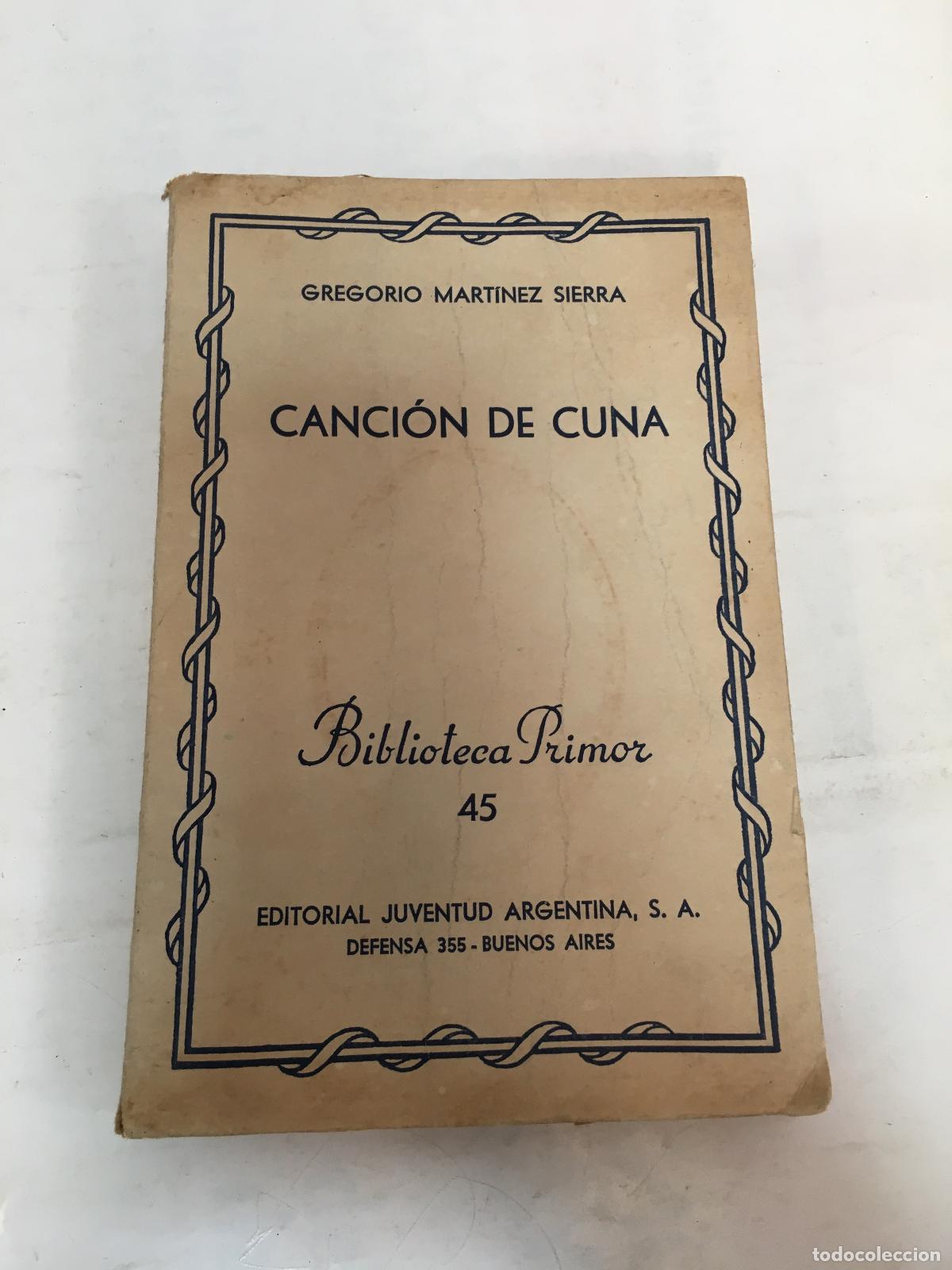 Libros: Canci&oacute;n de luna - Gregorio Martinez Sierra - Foto 1