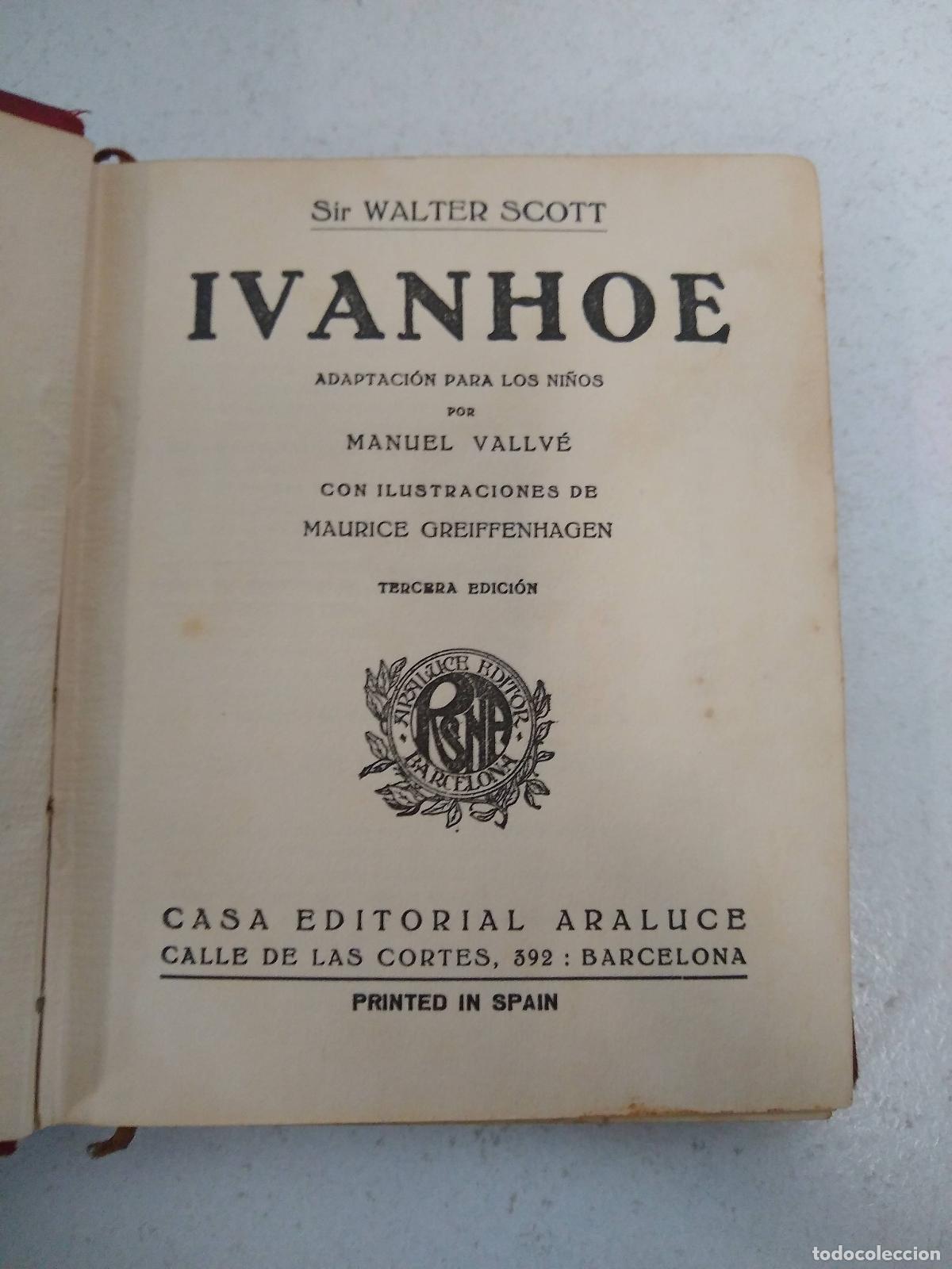 Libros: Ivanhoe - Walter Scott - Foto 1