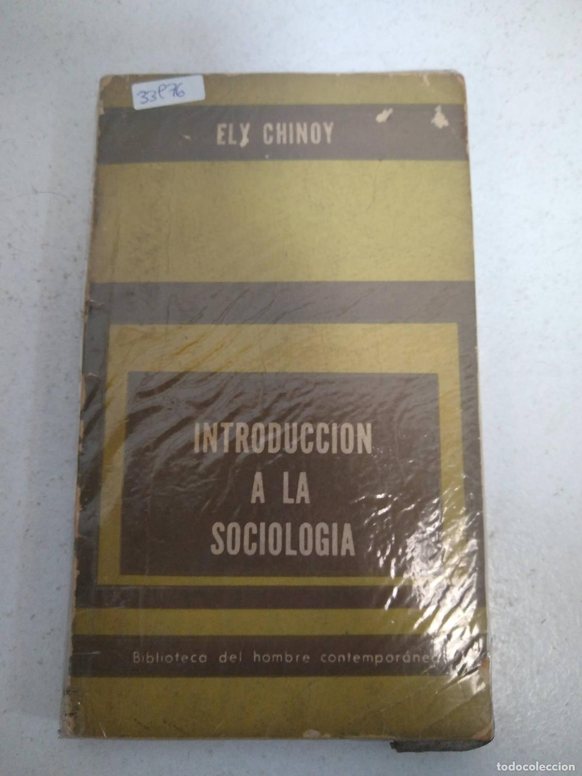 Libros: Introducci&oacute;n a la sociolog&iacute;a - Ely Chinoy - Foto 1