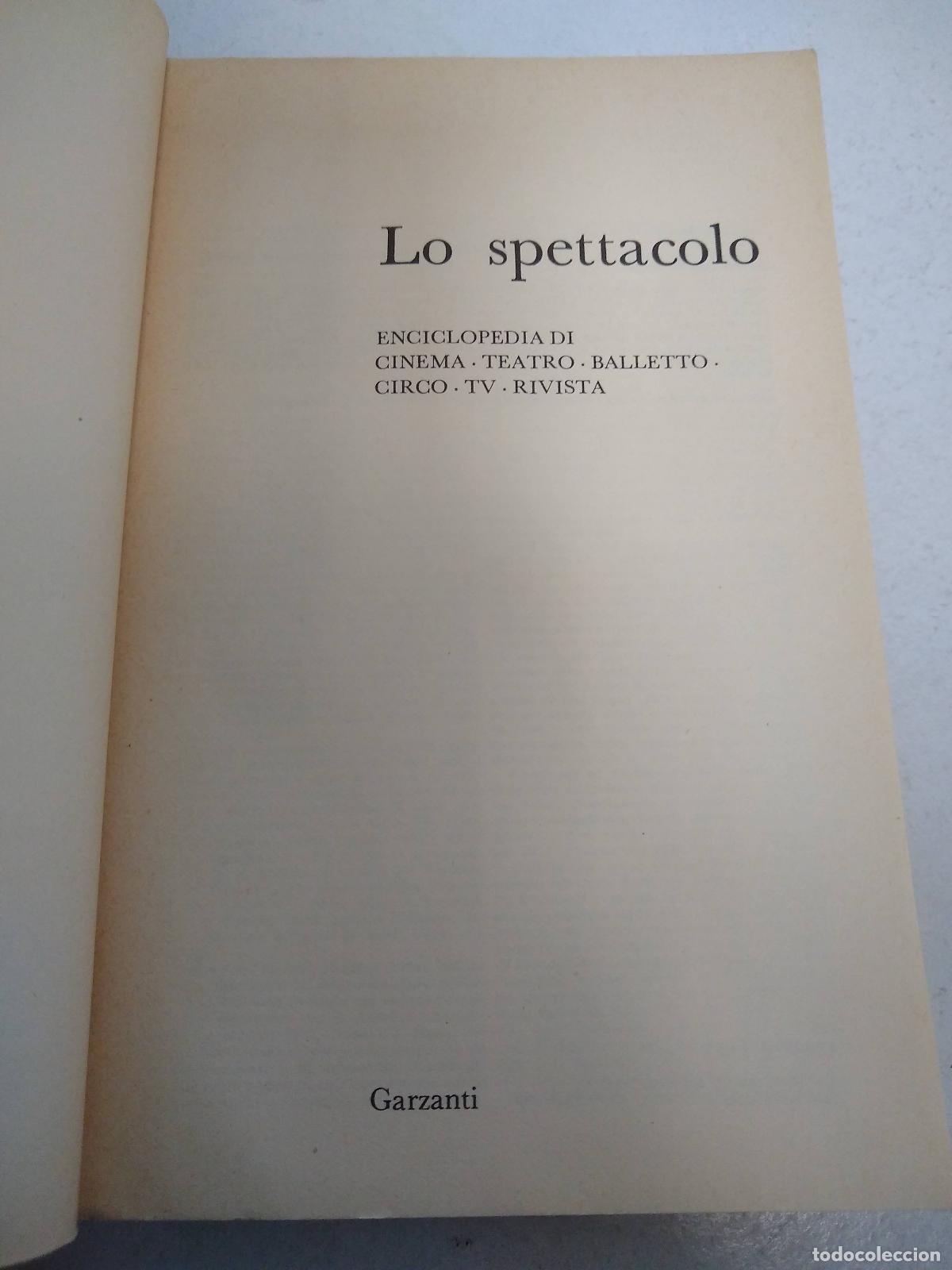 Libros: Lo spettacolo - Varios autores - Foto 1