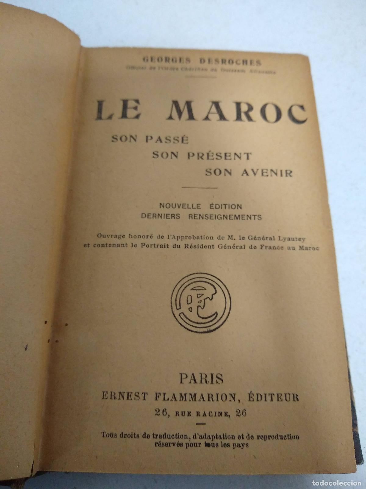 books: Le maroc - Georges Desroches