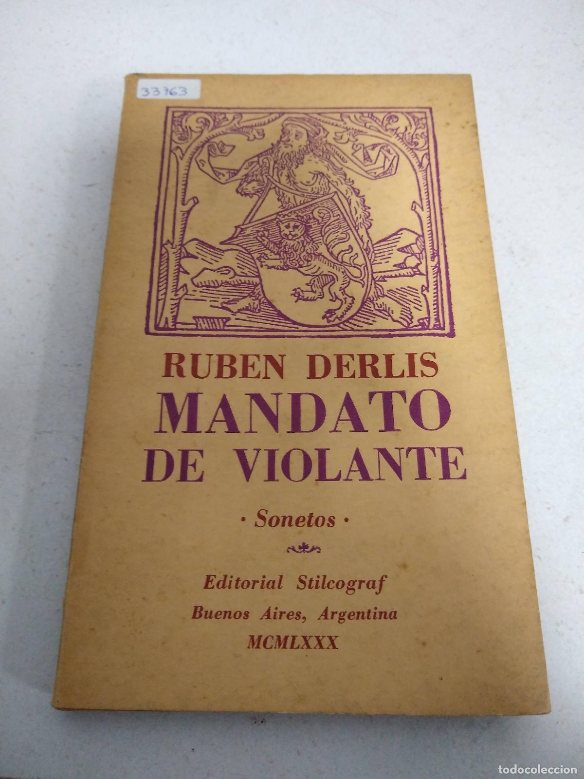 Libros: Mandato de violante - Ruben Derlis
