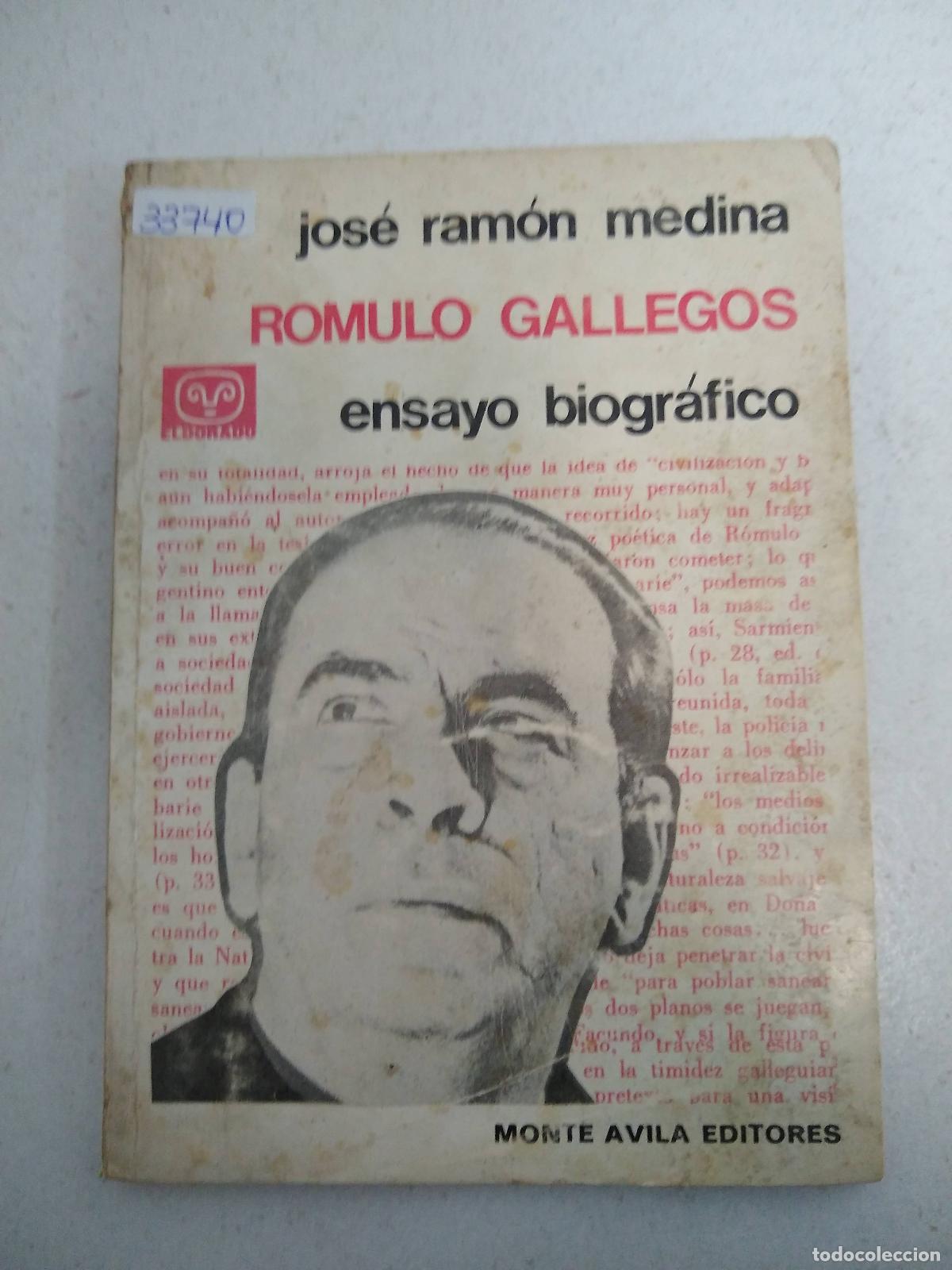 Libros: Romulo Gallegos - Jose Ramon Medina - Foto 1