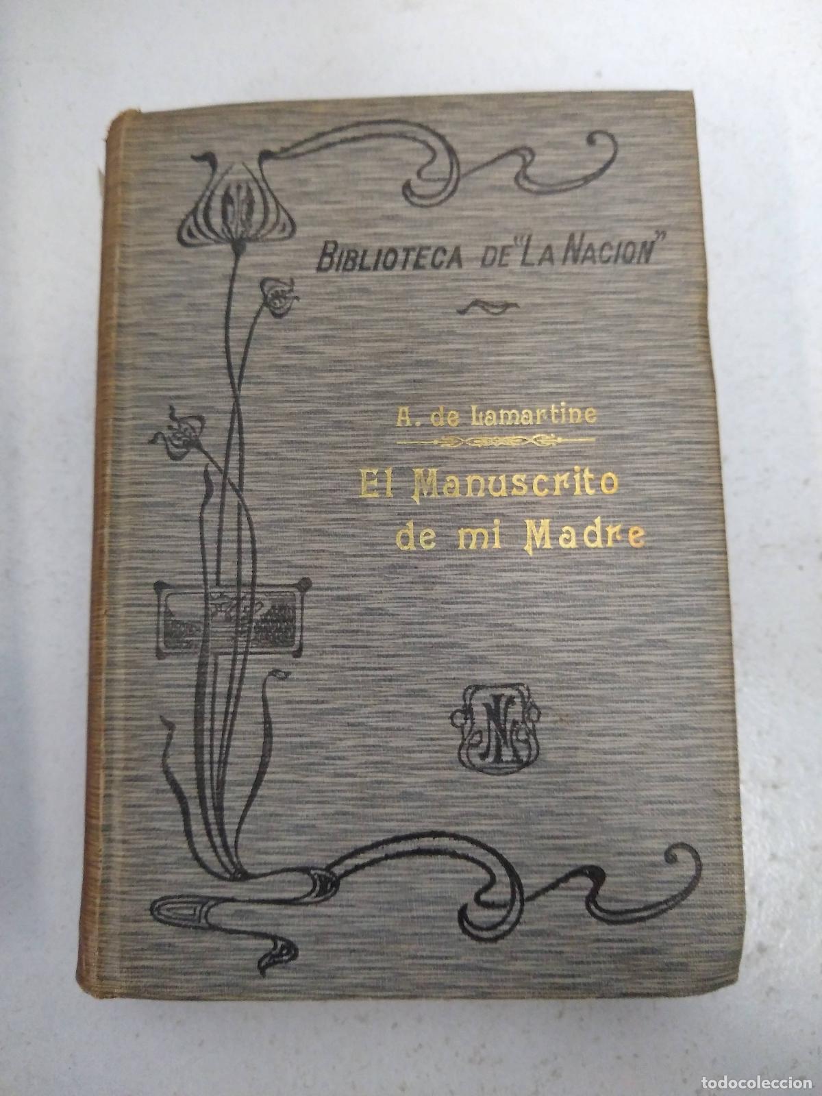 Libri di seconda mano: EL MANUSCRITO DE MI MADRE - De Lamartine, Alfonso
