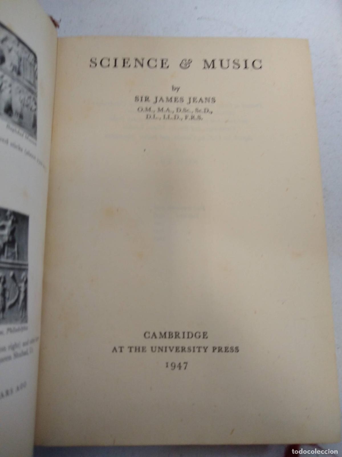 Libri di seconda mano: Science and music - Sir James Jeans