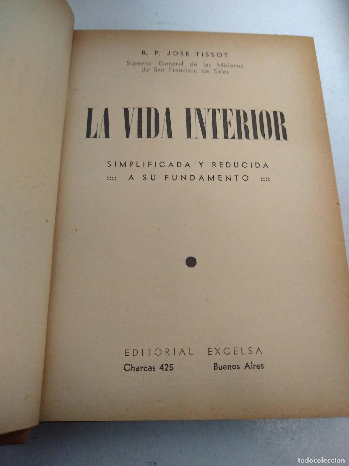 books: La vida interior - Jose Tissot