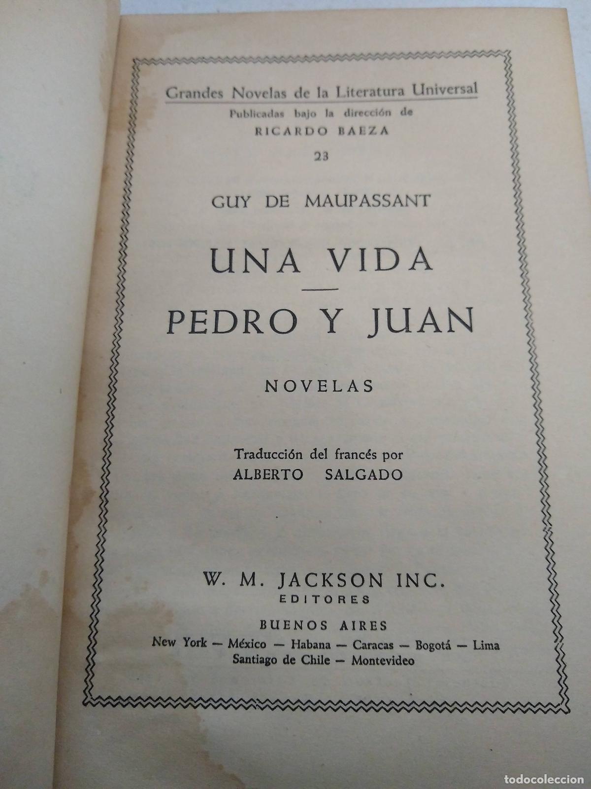 Libros: Una vida pedro y juan - Guy De Maupassant - Foto 1
