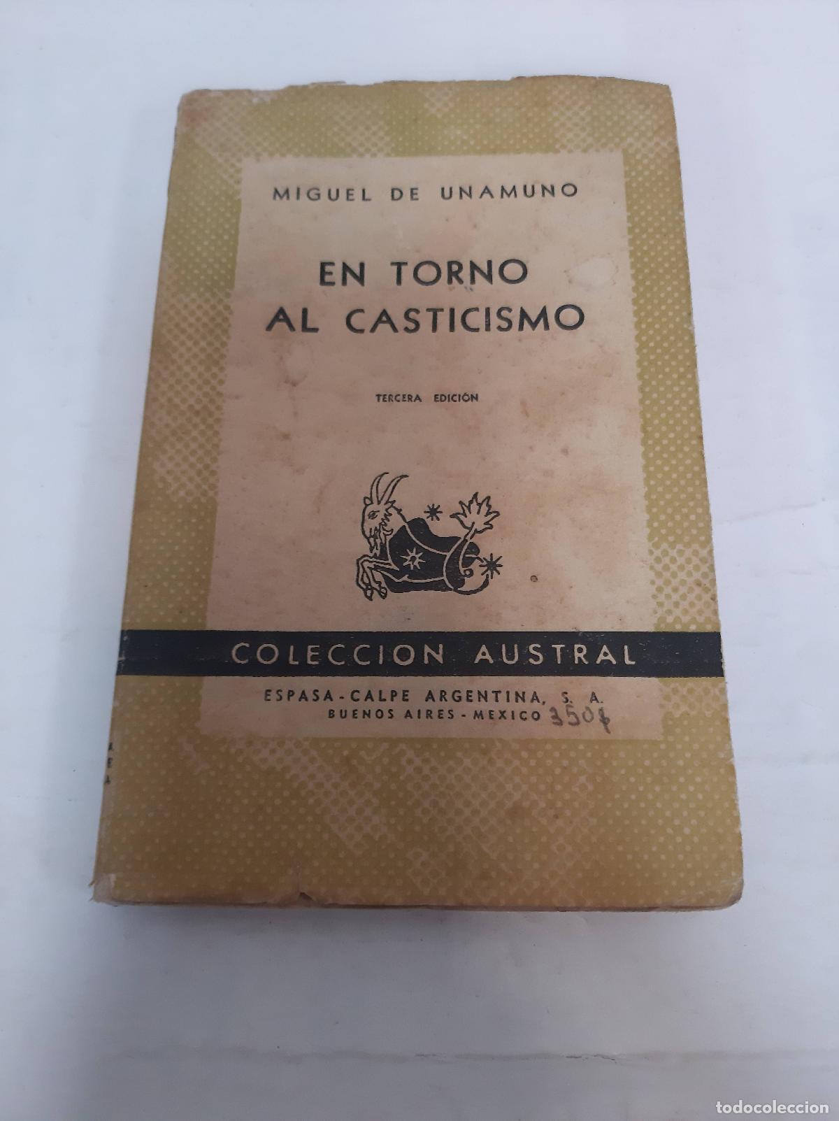 Libros: En Torno al Casticismo - Miguel de Unamuno - Foto 1