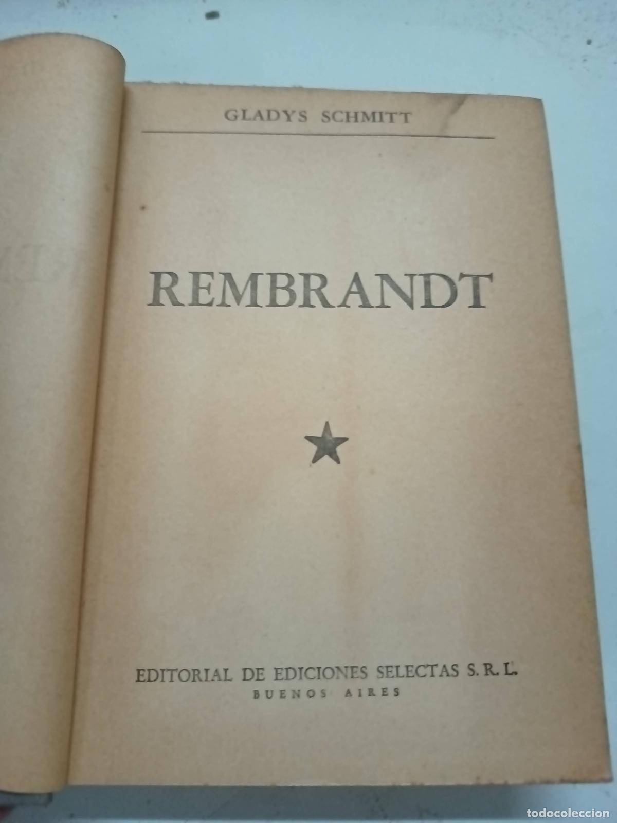 Libros: Rembrandt - Gladys Schmitt - Foto 1