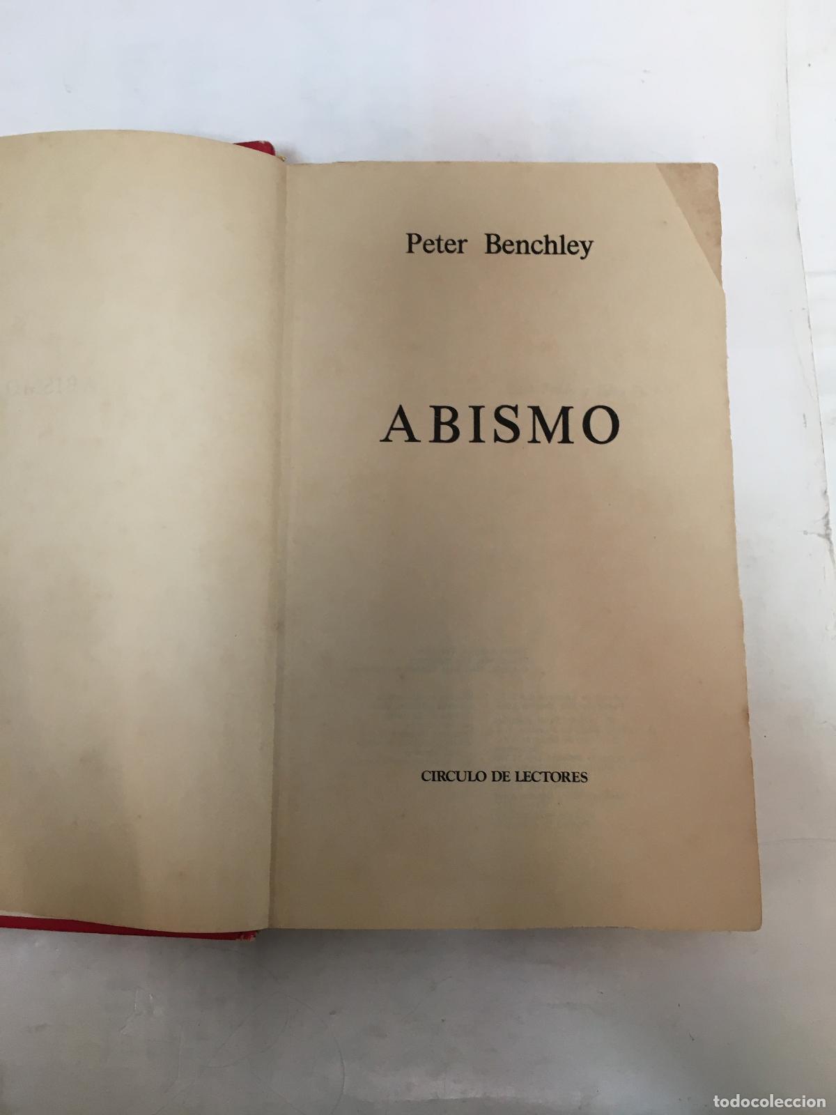 Libros: Abismo - Peter Benchley - Foto 1