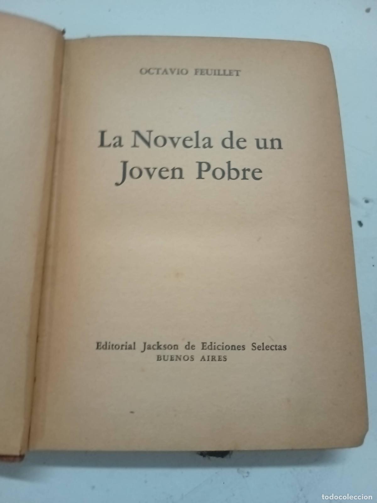 Libros: La Novela de un joven pobre - Octavio Feuillet - Foto 1