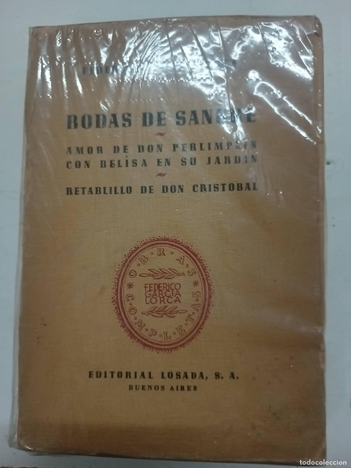 Libros: Bodas de sangre - Federico Garc&iacute;a Lorca - Foto 1