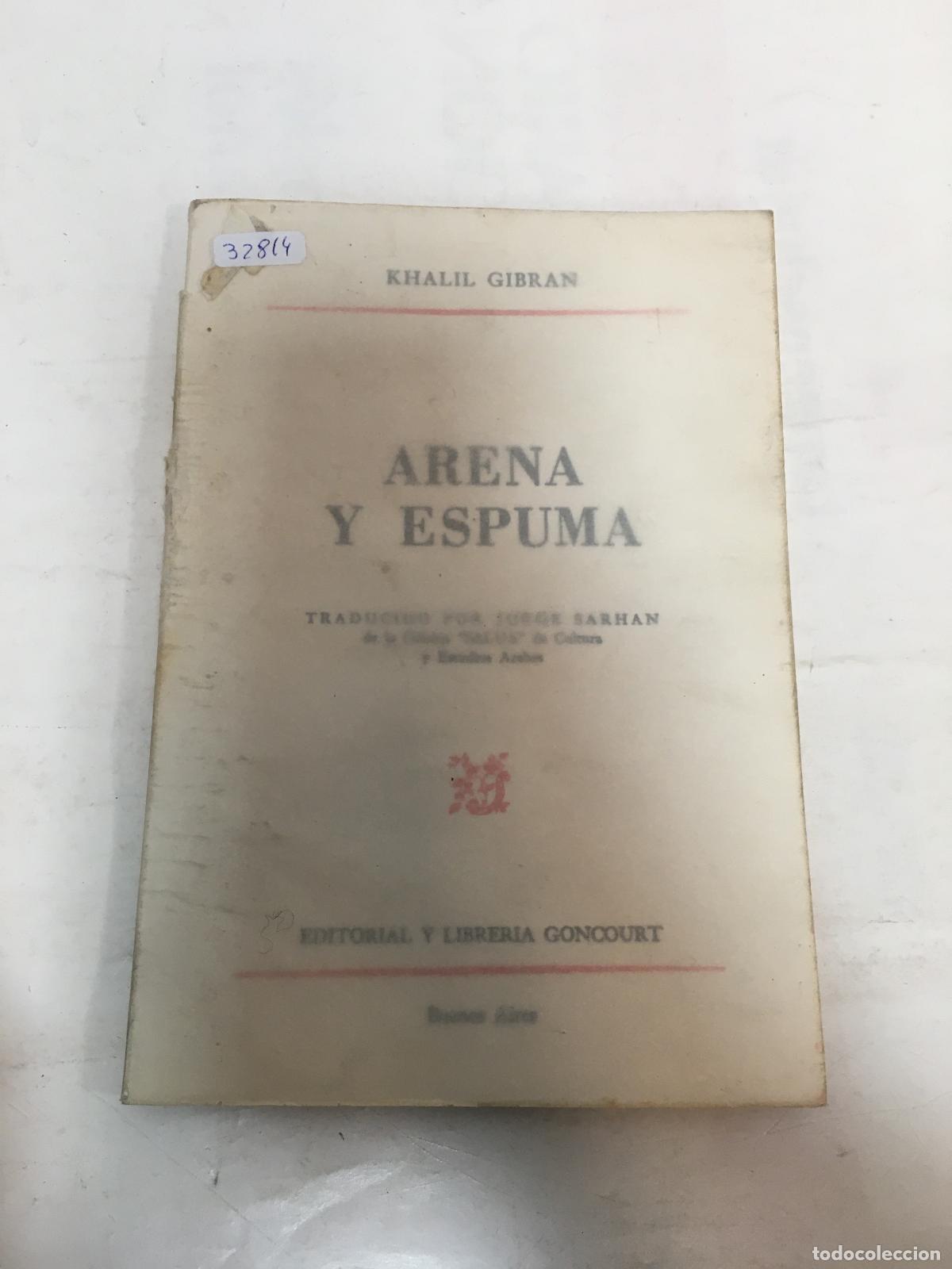 Libros: Arena y espuma - Khalill Gibran - Foto 1