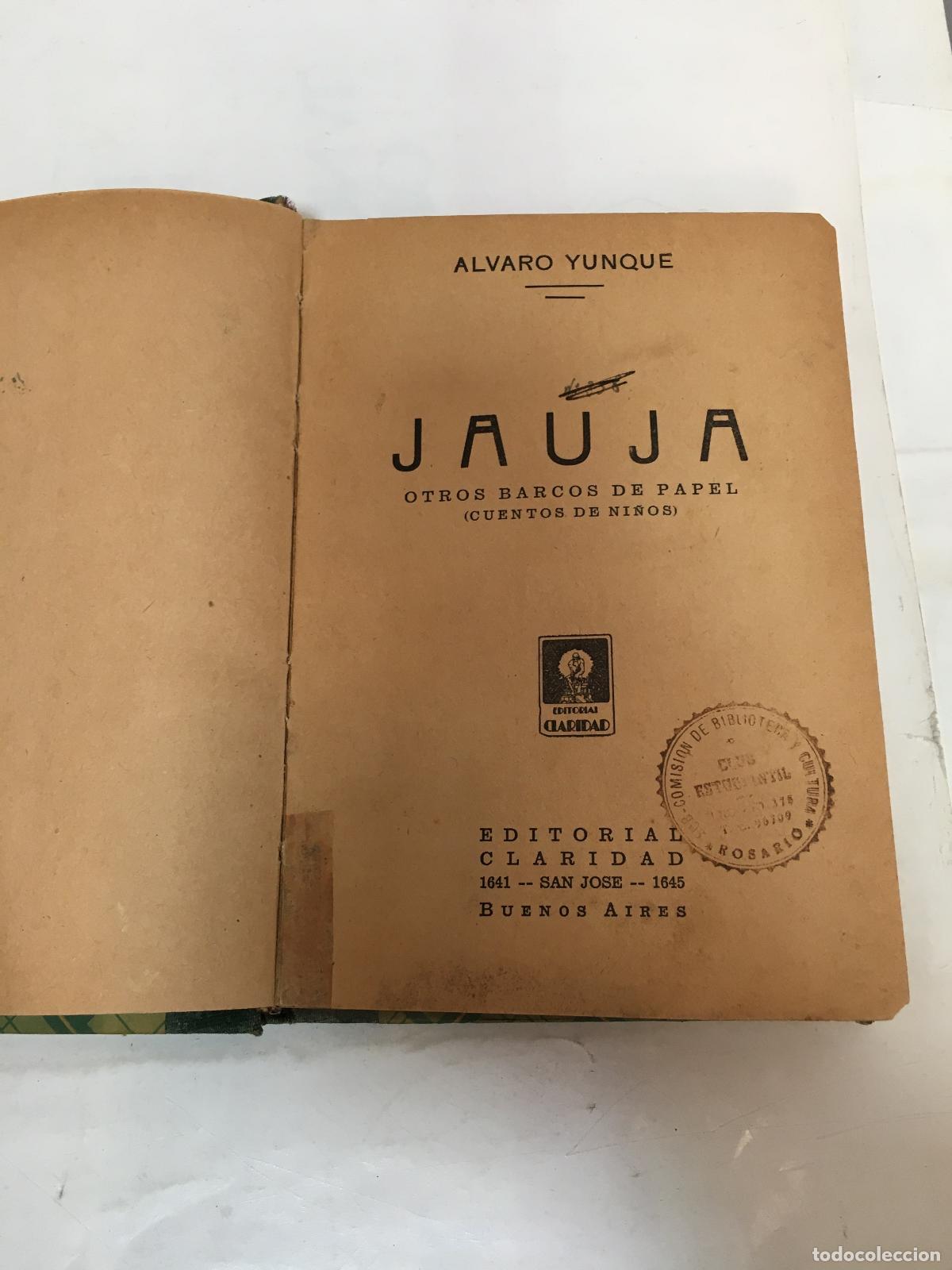 Libros: Jauja - Alvaro Yunque - Foto 1