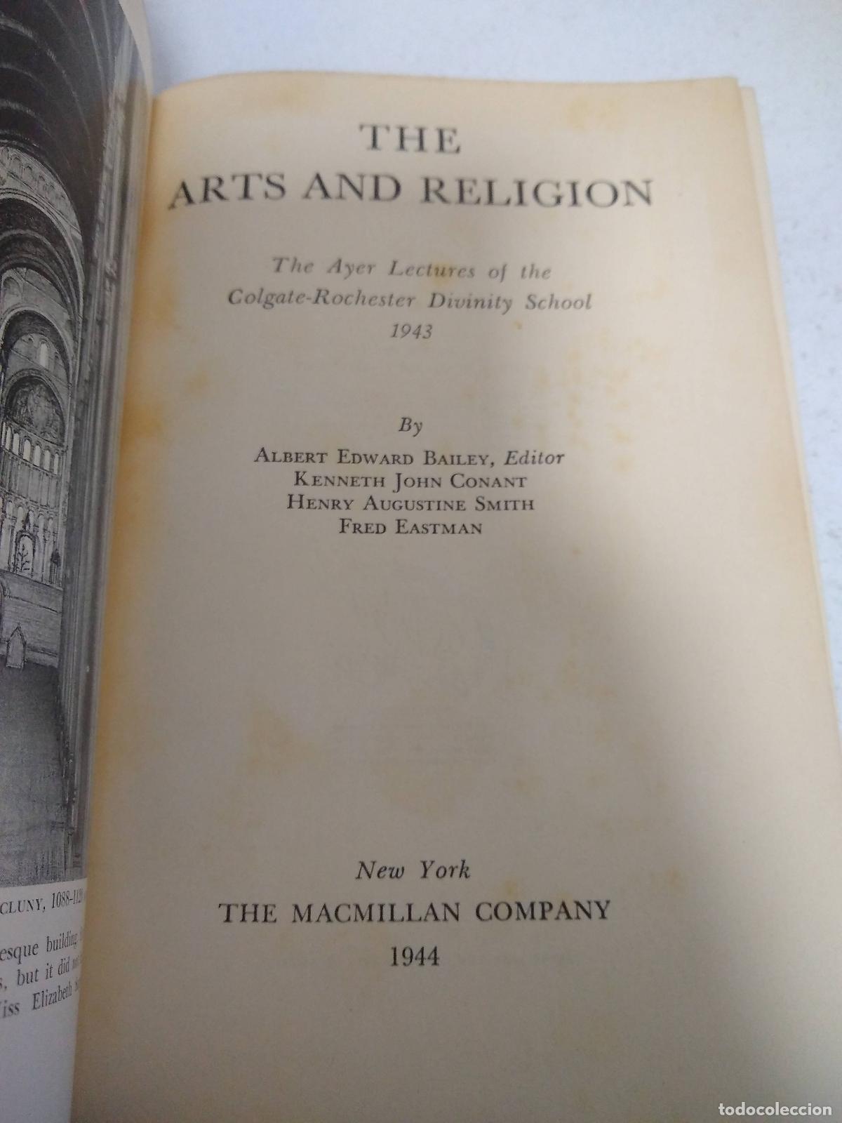 Libros: The arts and religion - Albert Edward Bailey - Foto 1