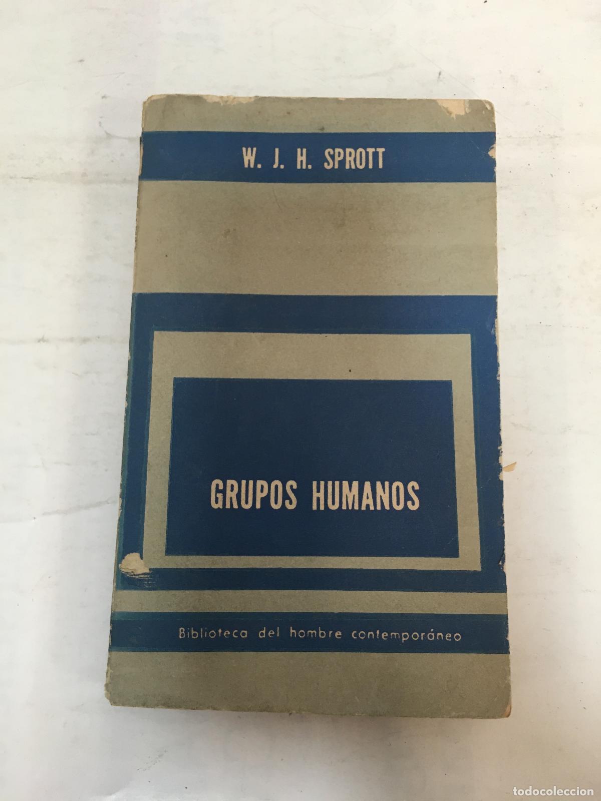 Libros: Grupos Humanos - W J H Sprott - Foto 1