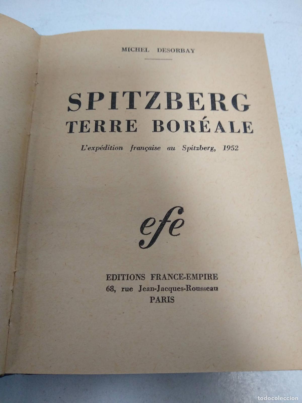 Libri di seconda mano: Spitzberg terre bor&eacute;ale - Michel Desorbay