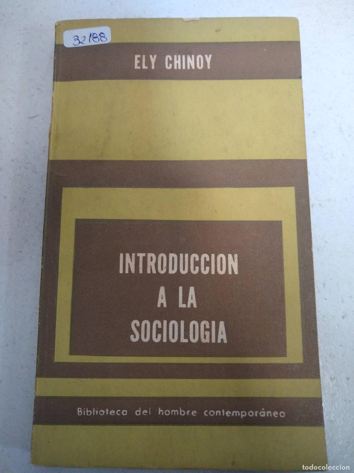 Libros: Introduccion a la sociologia - Ely Chinoy - Foto 1