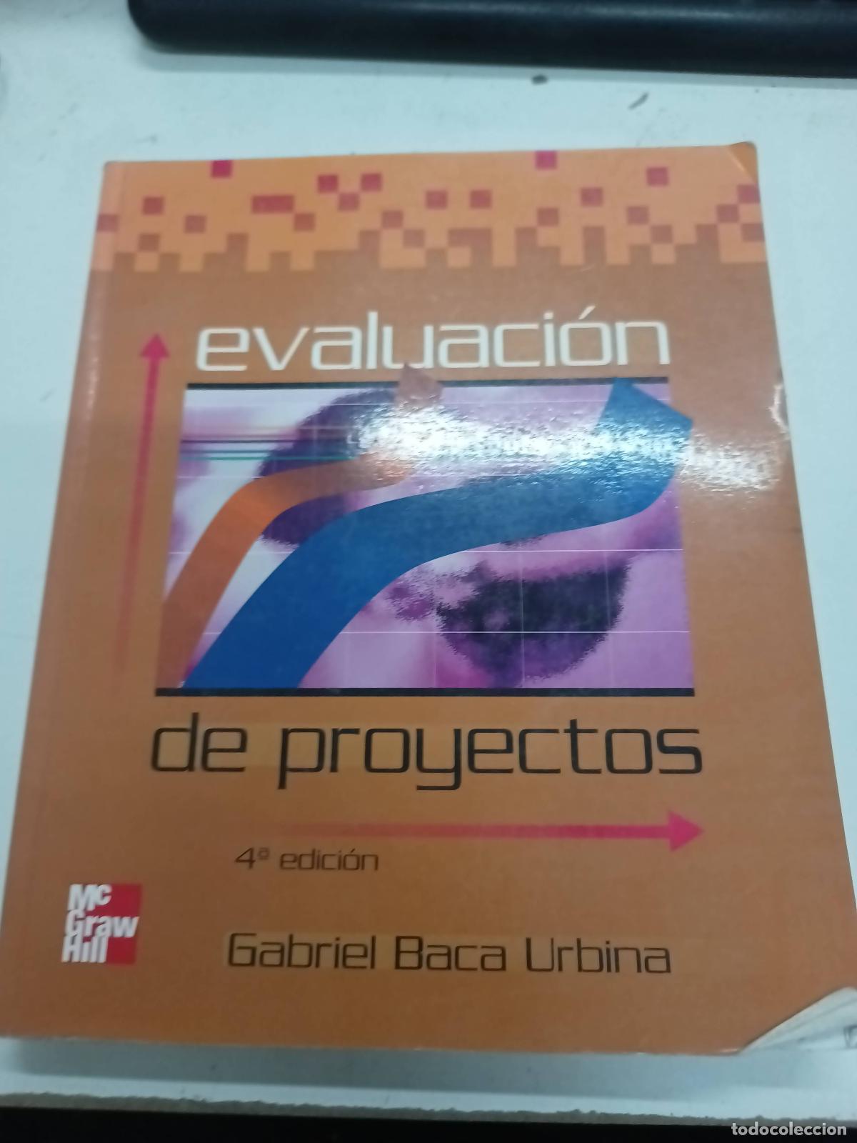 Livros em segunda m&atilde;o: Evoluci&oacute;n de proyectos - Gabriel Baca Urbina