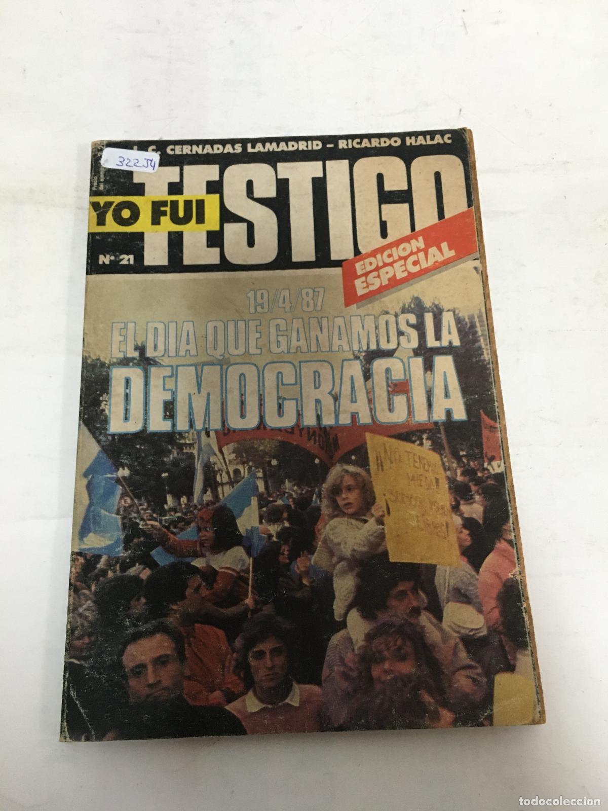 Libros: Yo fui testigo - J. C. Cernadas Lamadrid - Ricardo Halac - Foto 1