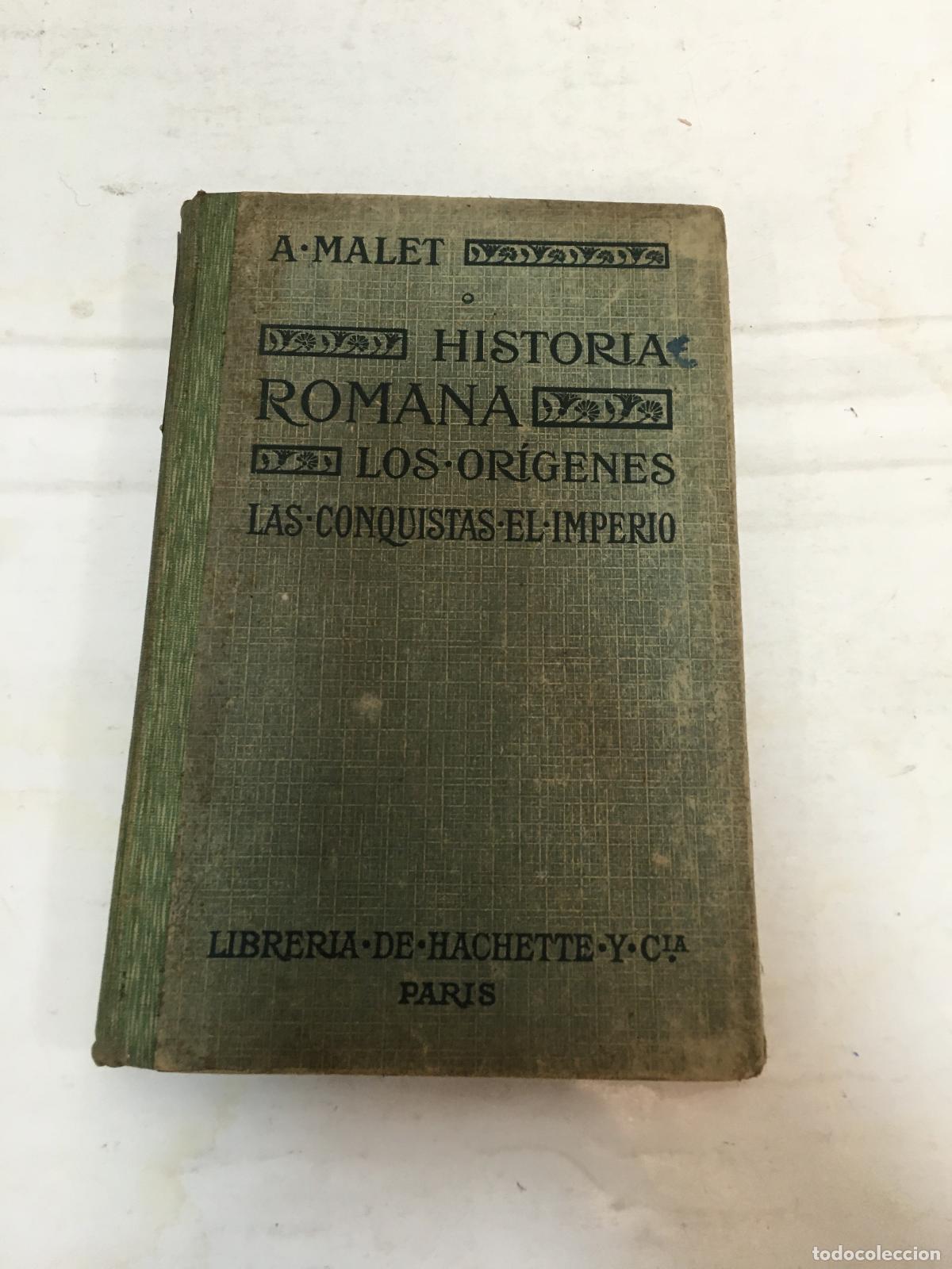 Libros: Historia Romana, los origenes, las conquistas del imperio - A. Malet - Foto 1