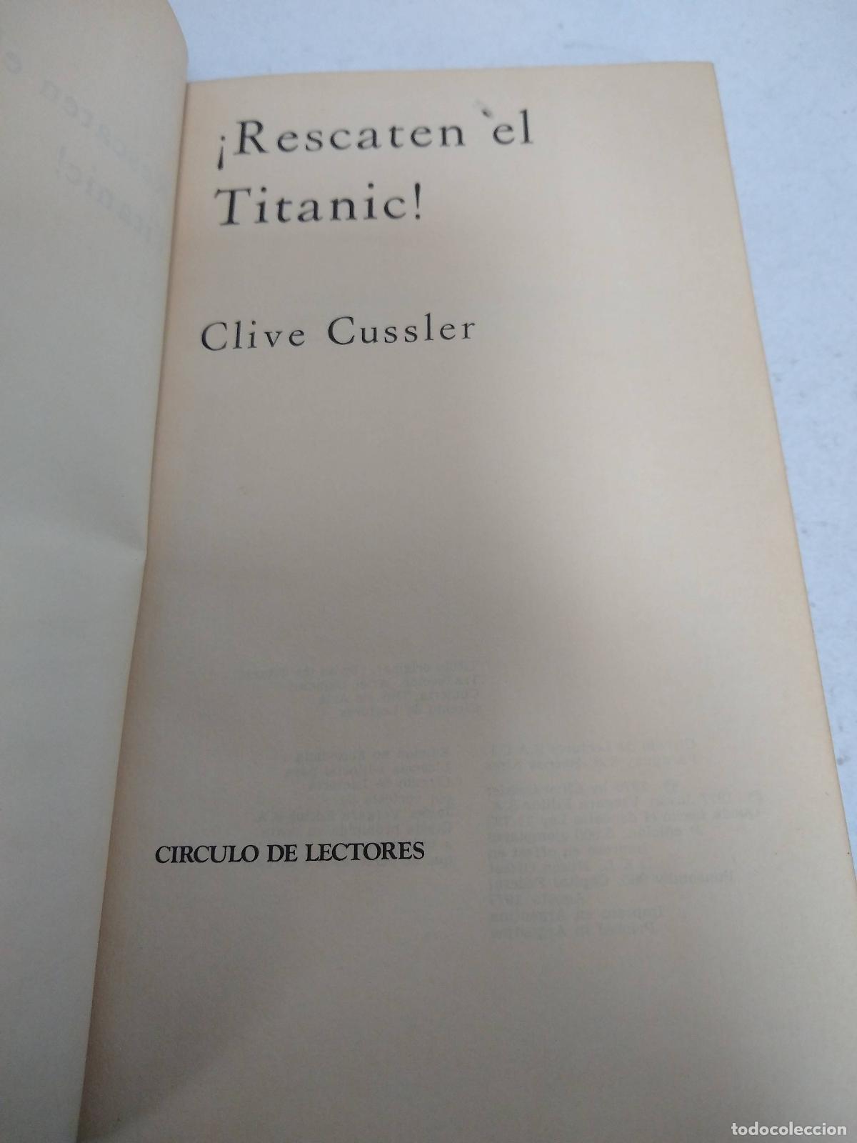 Libros: Rescaten el Titanic - Clive Cussler - Foto 1