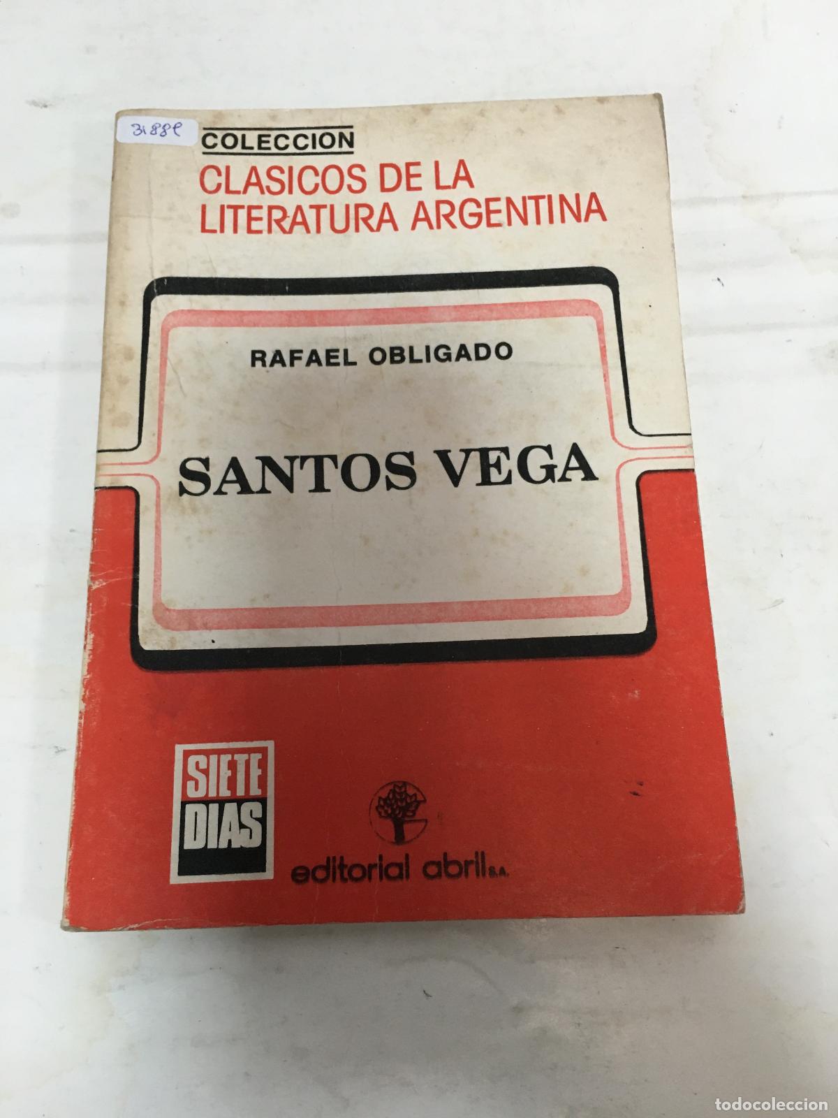 Libros: Santos Vega - Rafael Obligado - Foto 1