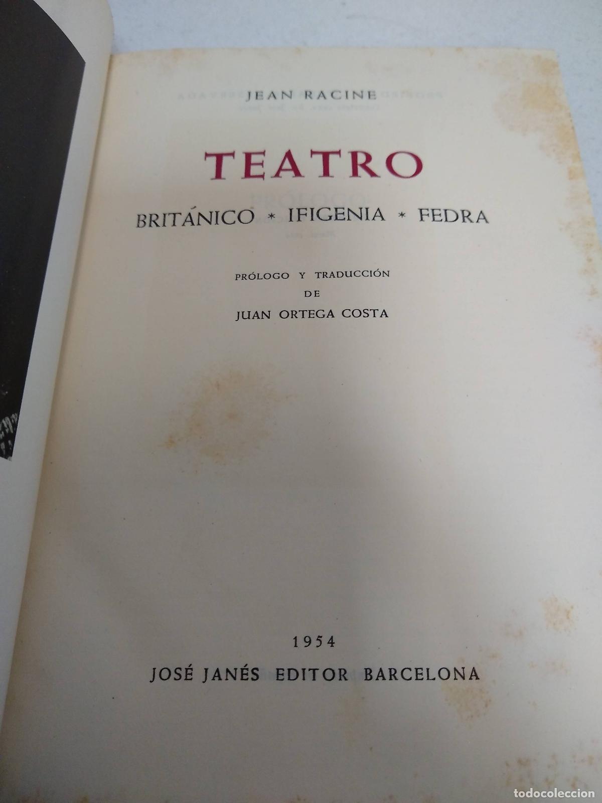 Libros: Teatro - Jean Racine - Foto 1