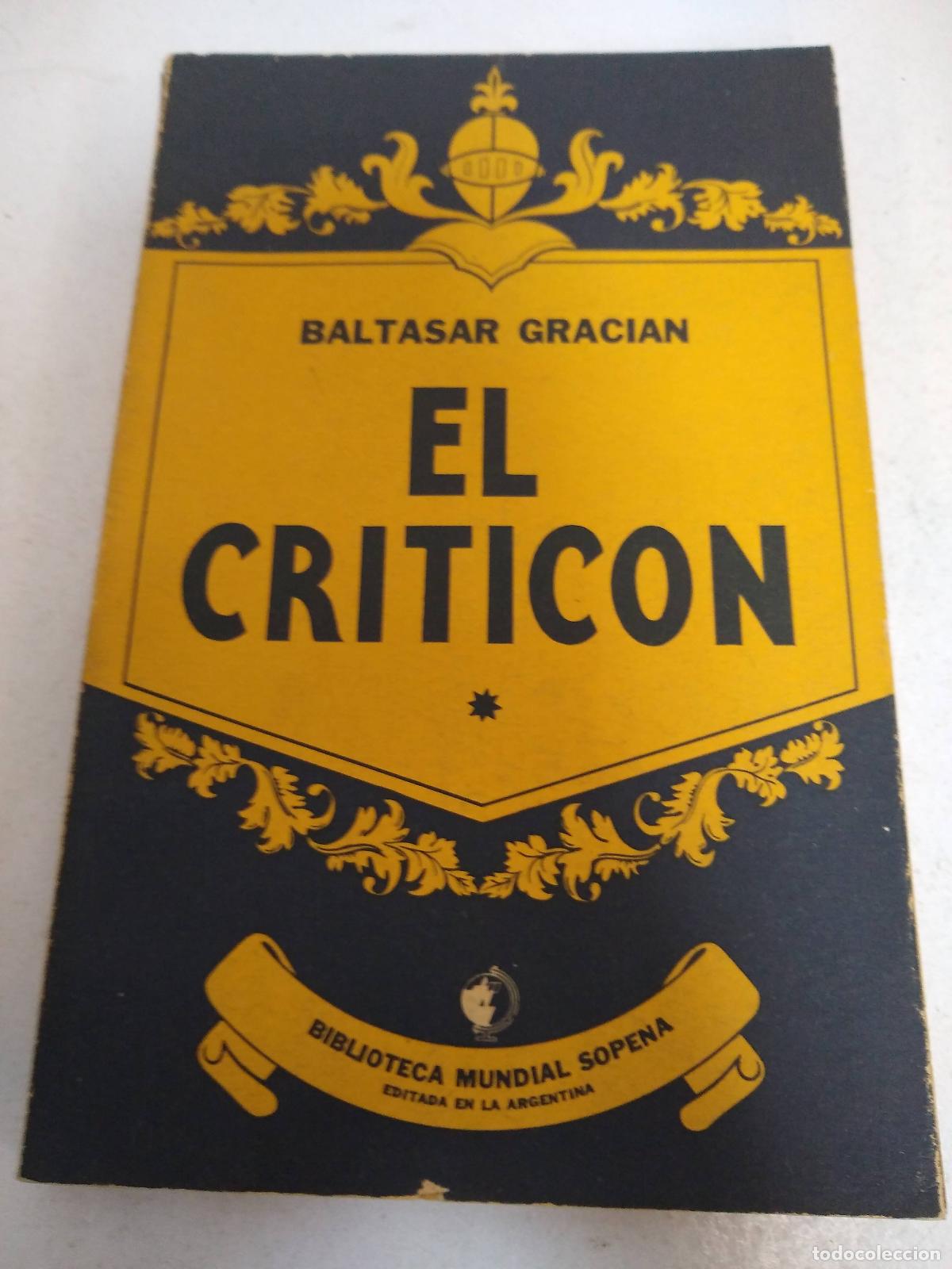 Libros: El Criticon - Gracian, Baltasar - Foto 1