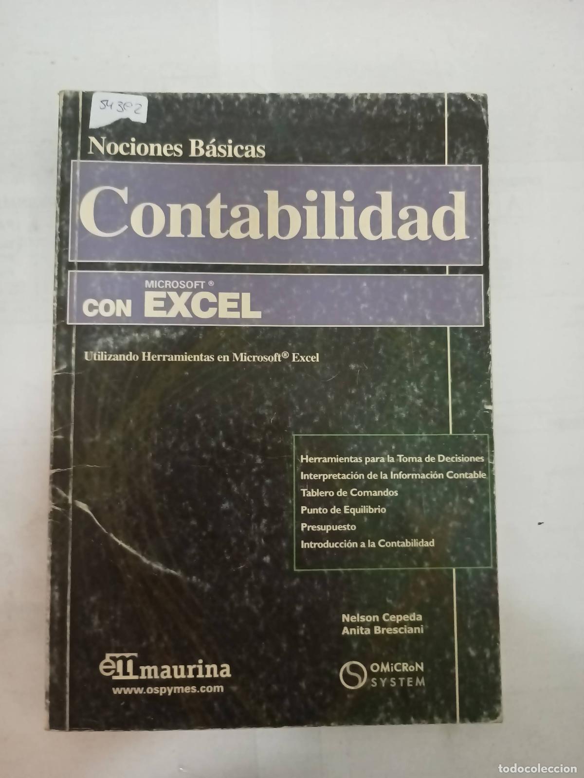 Libros: Contabilidad Con Microsoft Excel - Nelson Cepeda - Foto 1