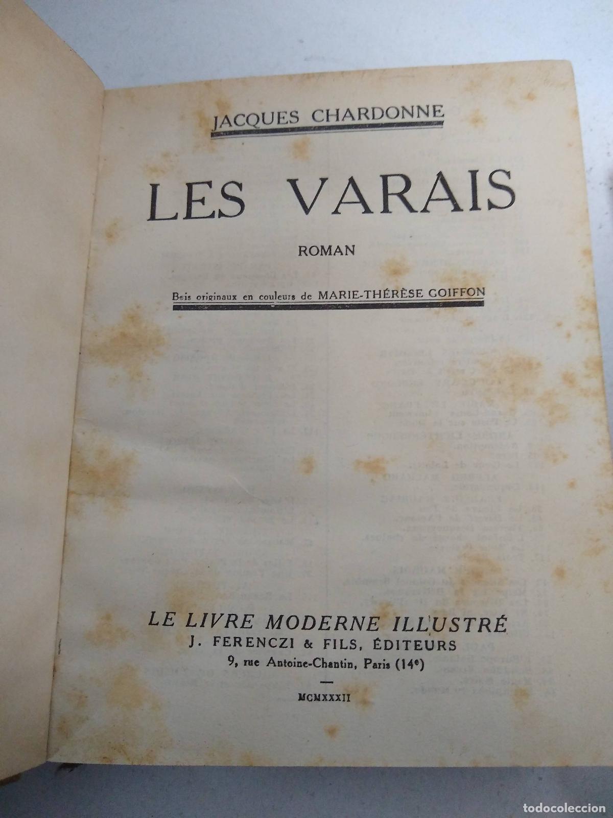 Libros: Les Varais - Chardonne, Jacques - Foto 1
