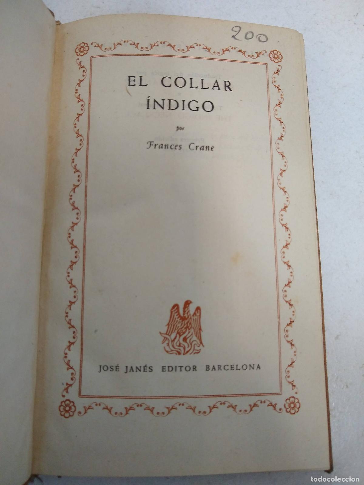 Libri di seconda mano: El collar indigo - Crane, frances