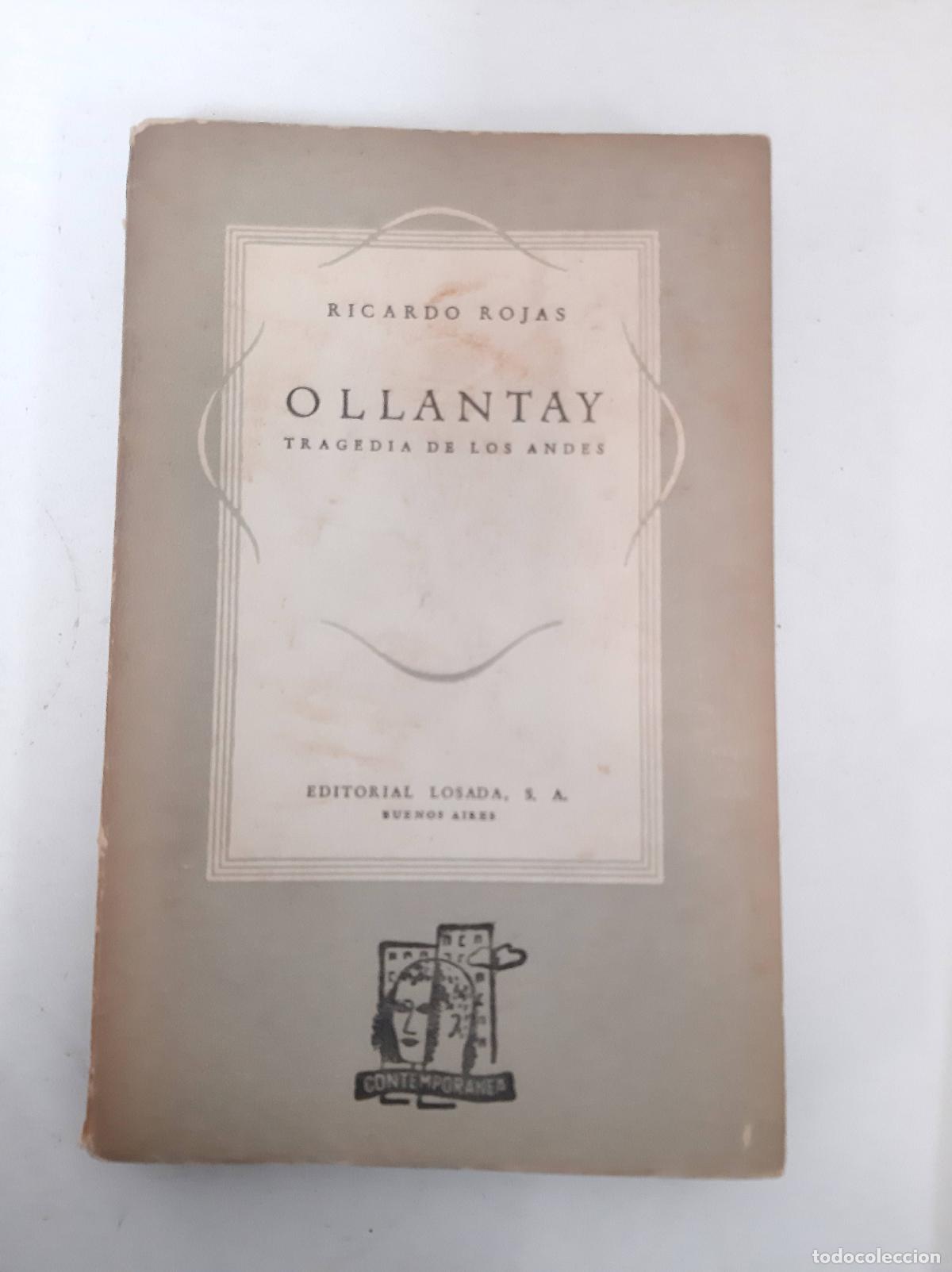 Livres: OLLANTAY. TRAGEDIA DE LOS ANDES - ROJAS, Ricardo