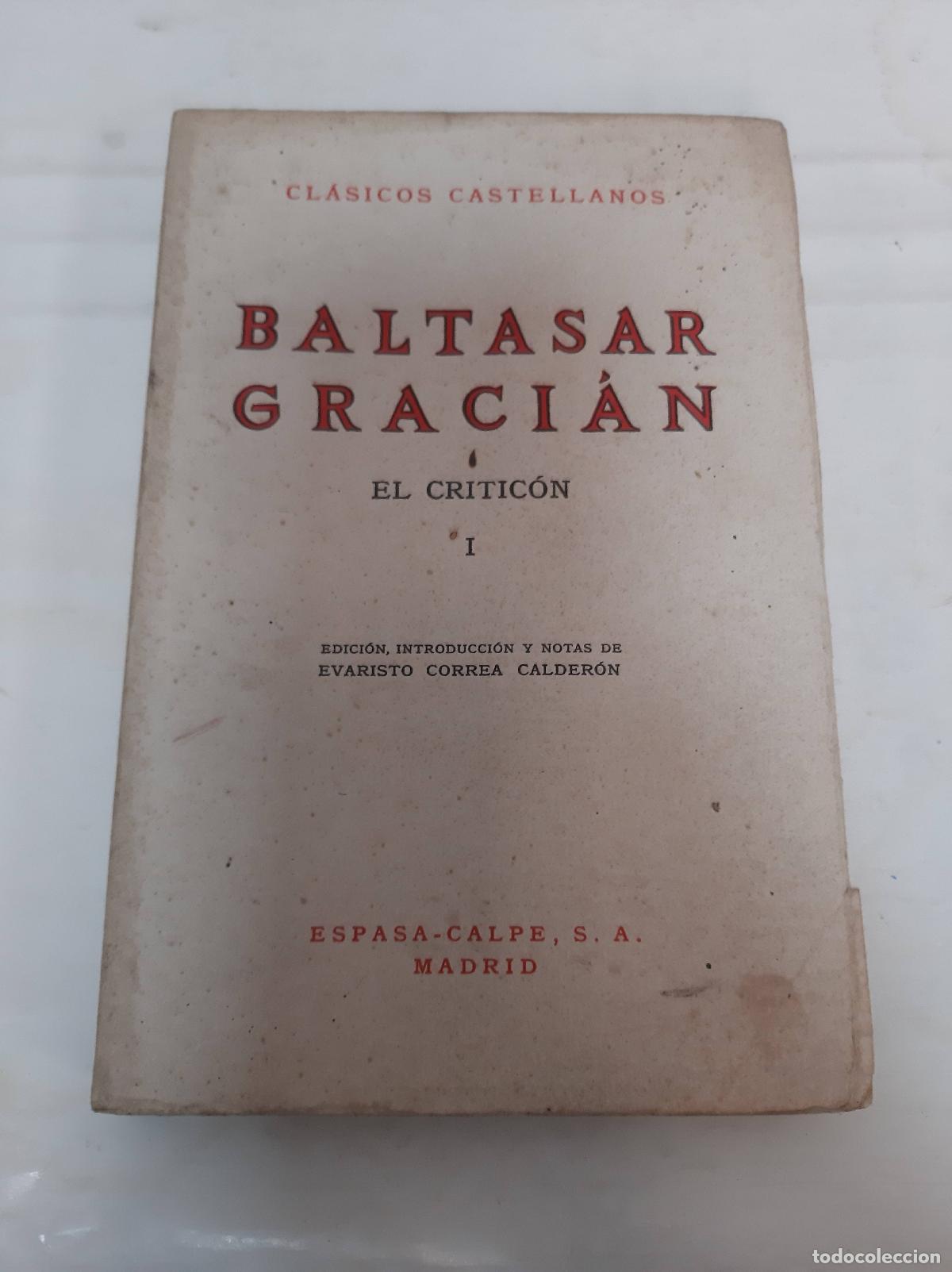 Libros: El Criticon I - Gracian, Baltazar - Foto 1