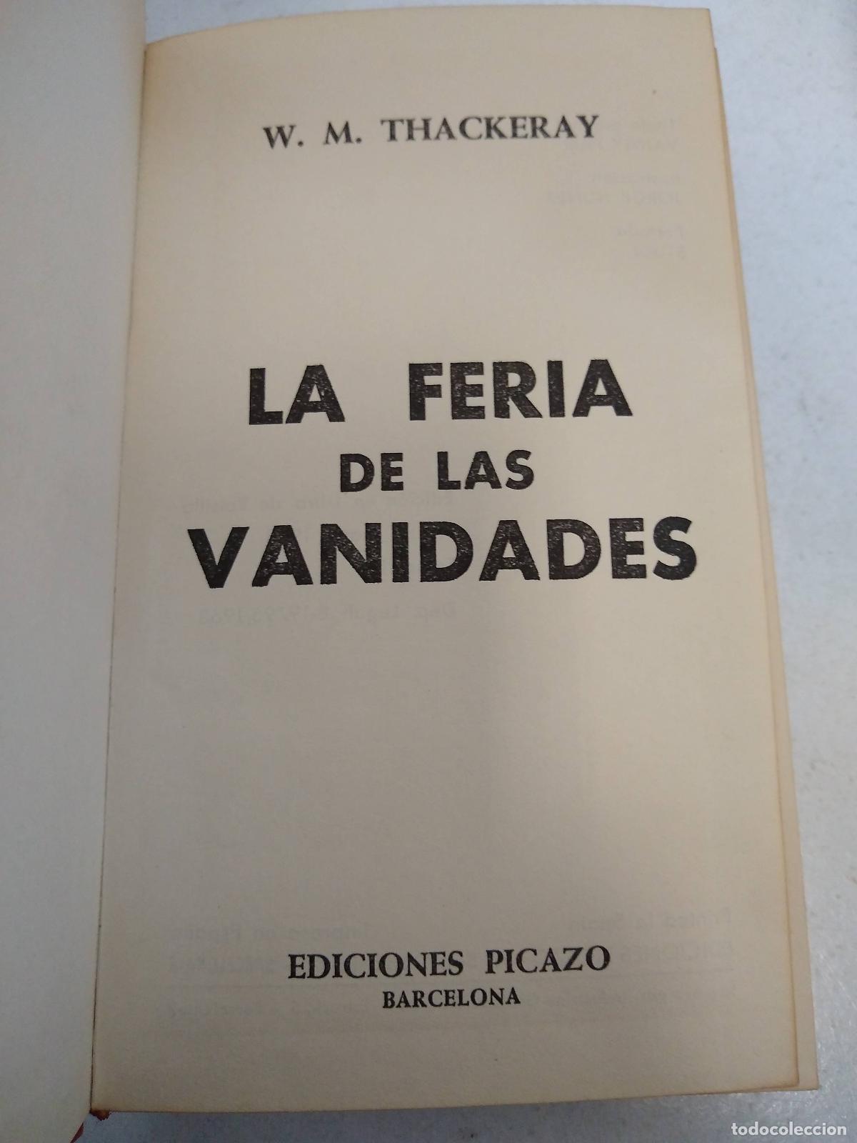 Libros: LA FERIA DE LAS VANIDADES. TOMO II - W.M. Thackeray - Foto 1