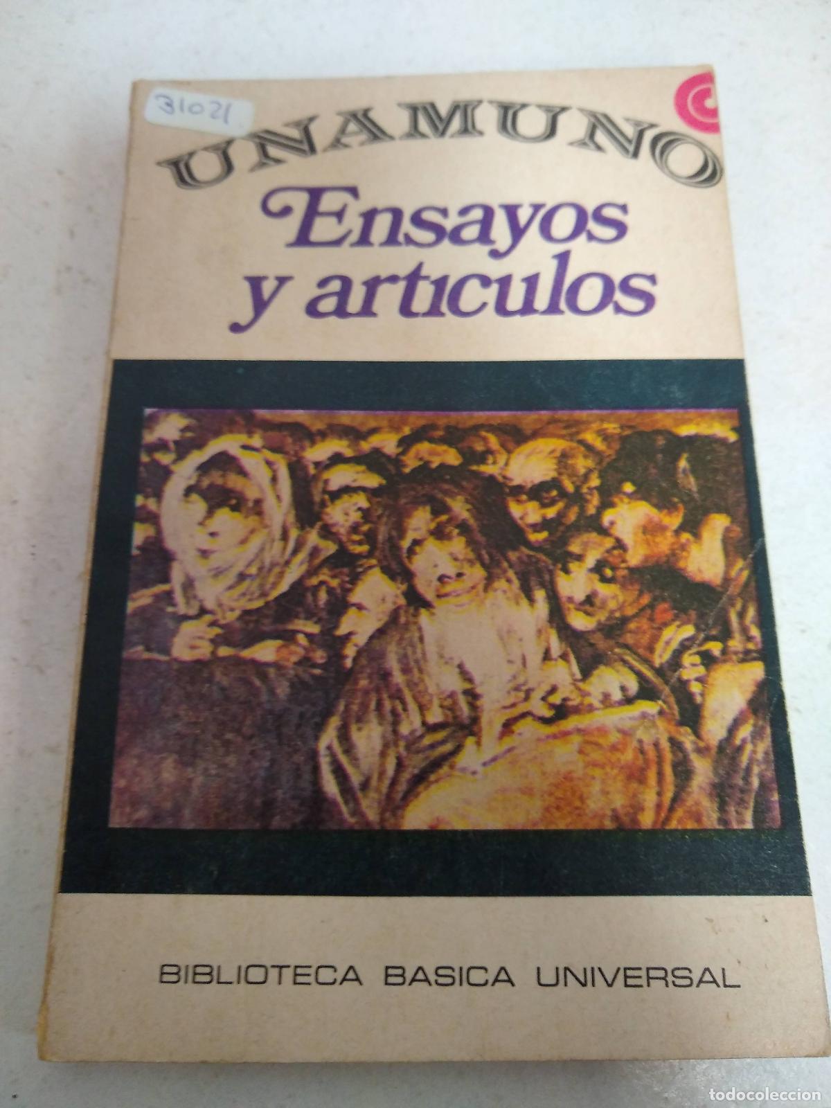 Libros: Ensayos y Articulos - Unamuno - Foto 1