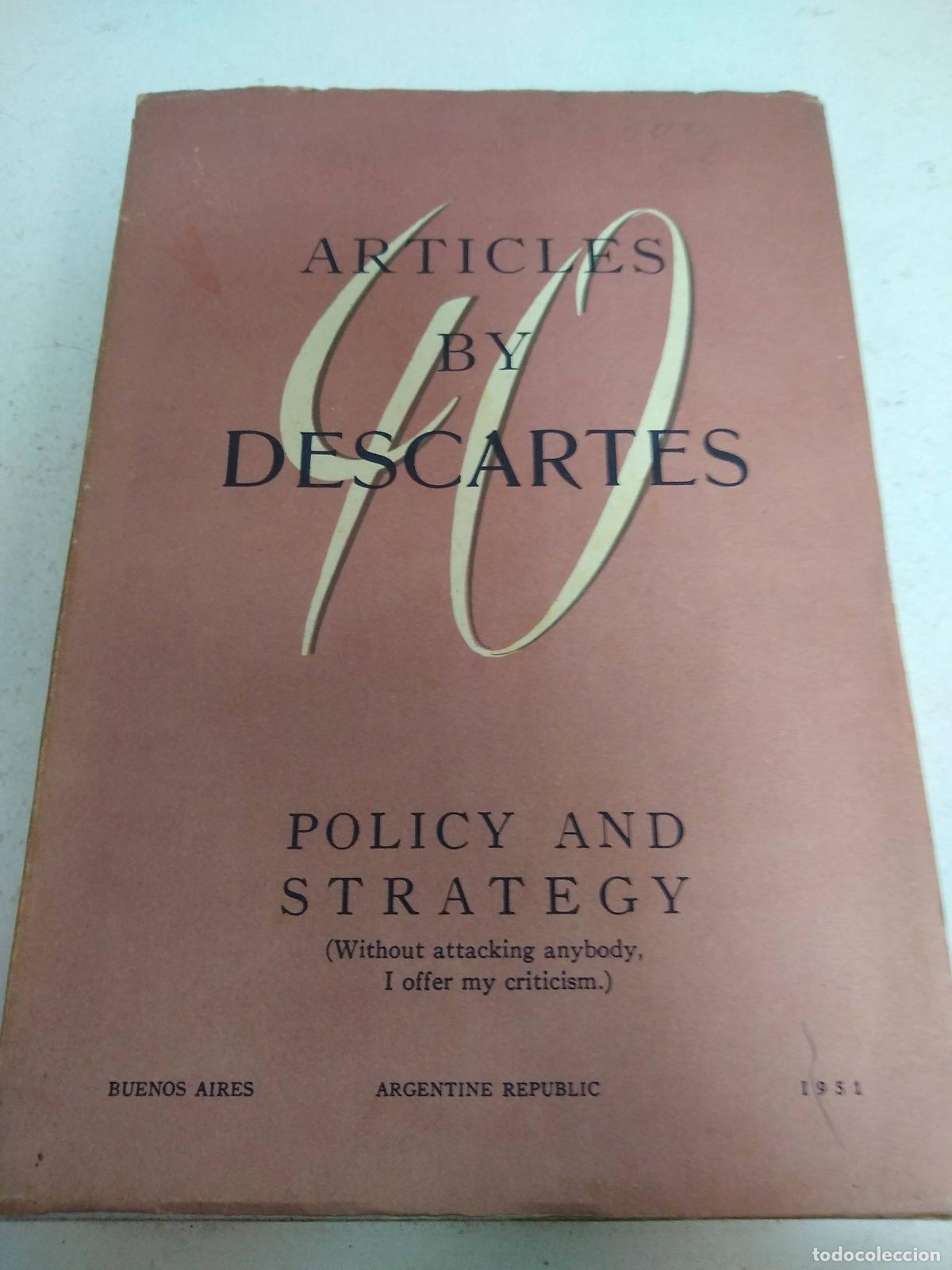 Libros: Articles by descartes - Policy and strategy